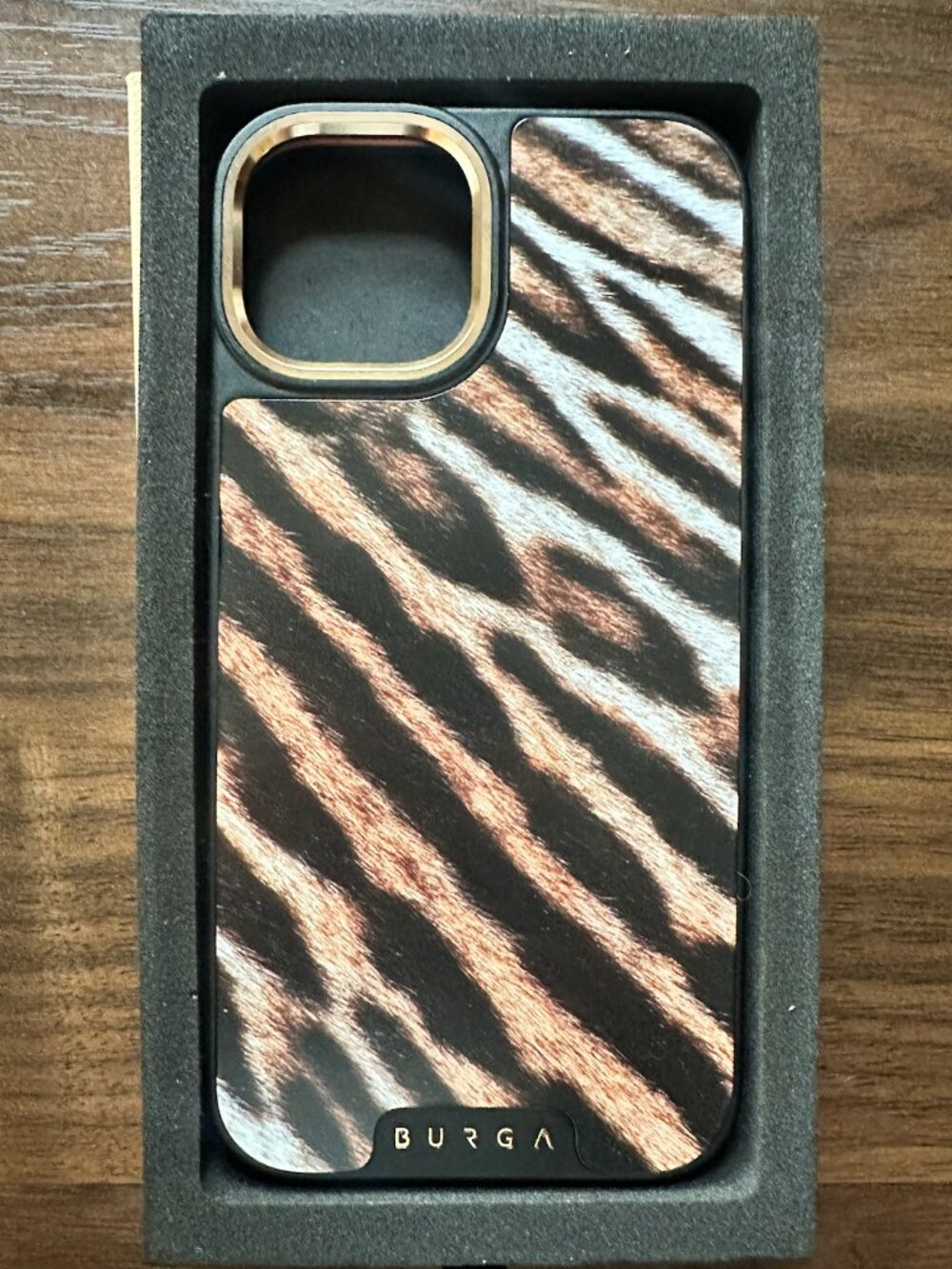 SOLD OUT iPhone 14 BURGA Case Elite - Tiger Fur